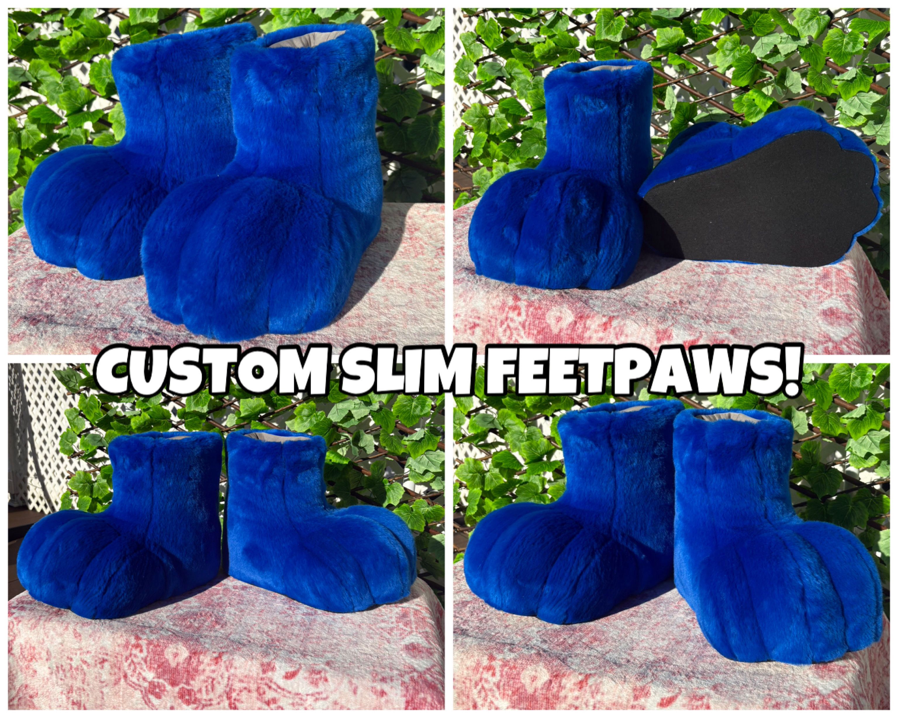 Custom Slim Outdoor Feetpaws- Made to Order!