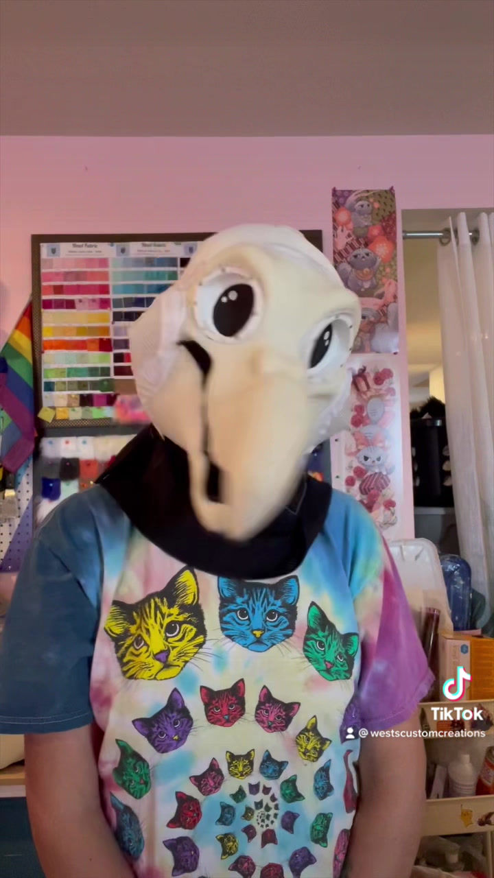 Thumbnail: Vulture Fursuit Headbase- MADE TO ORDER