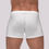 Thumbnail: Classic White Cotton Boxer Shorts Back View