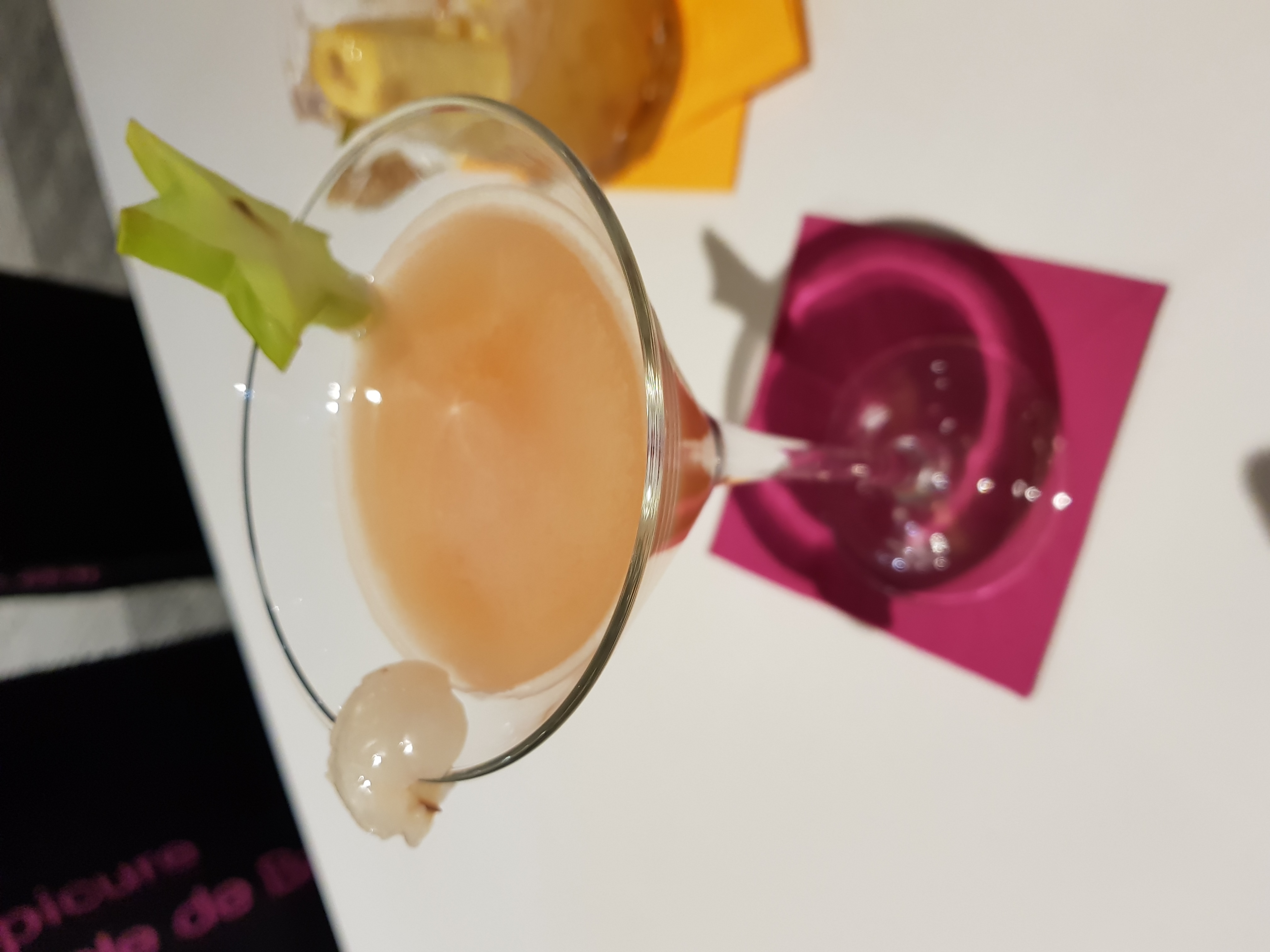 Cocktail équipe mauve