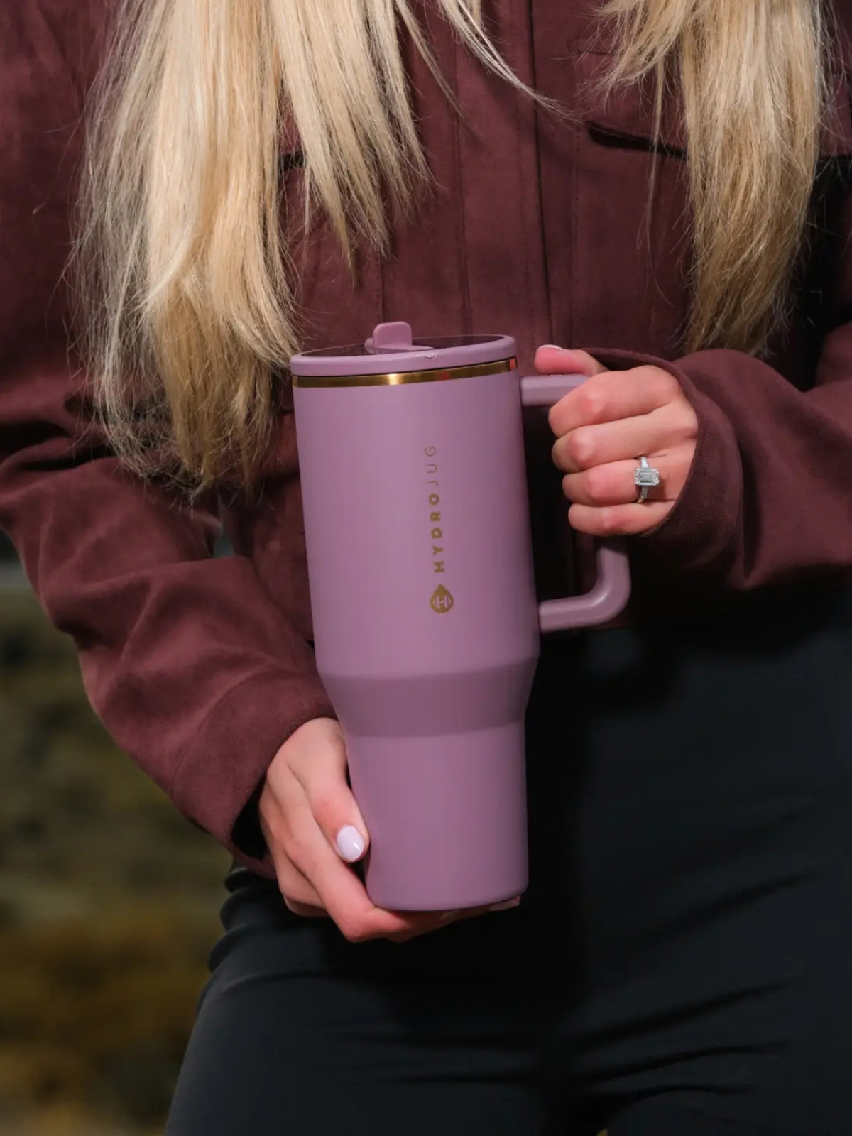 HydroJug Traveler 40oz | Rosewood