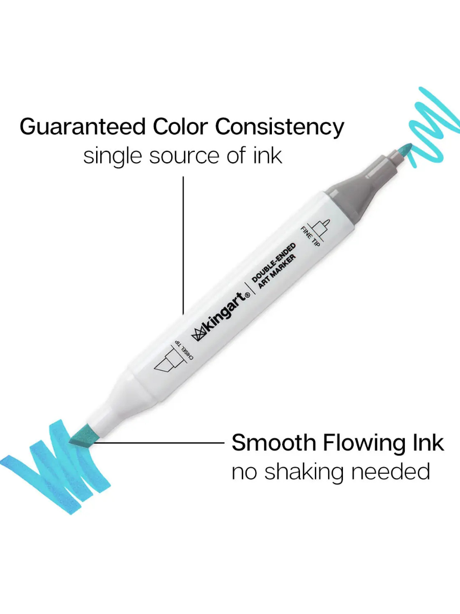 Thumbnail: Double-Ended Alcohol Markers - 24 Bright Colors