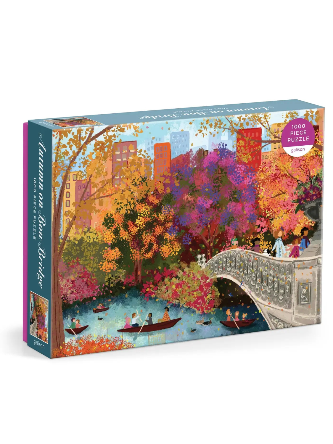 1000 Piece Puzzle | Joy Laforme Autumn On Bow Bridge