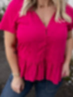 pink blouse detail view