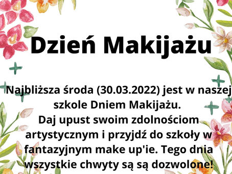 Dzień Makijażu w naszej szkole