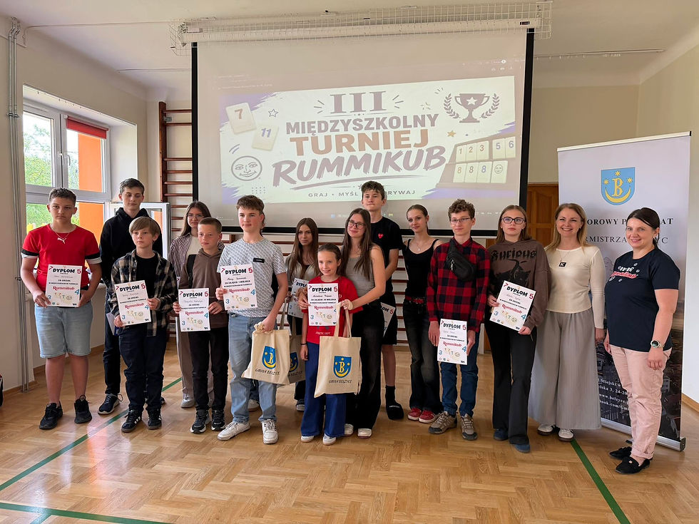 III MIĘDZYSZKOLNY TURNIEJ RUMMIKUB