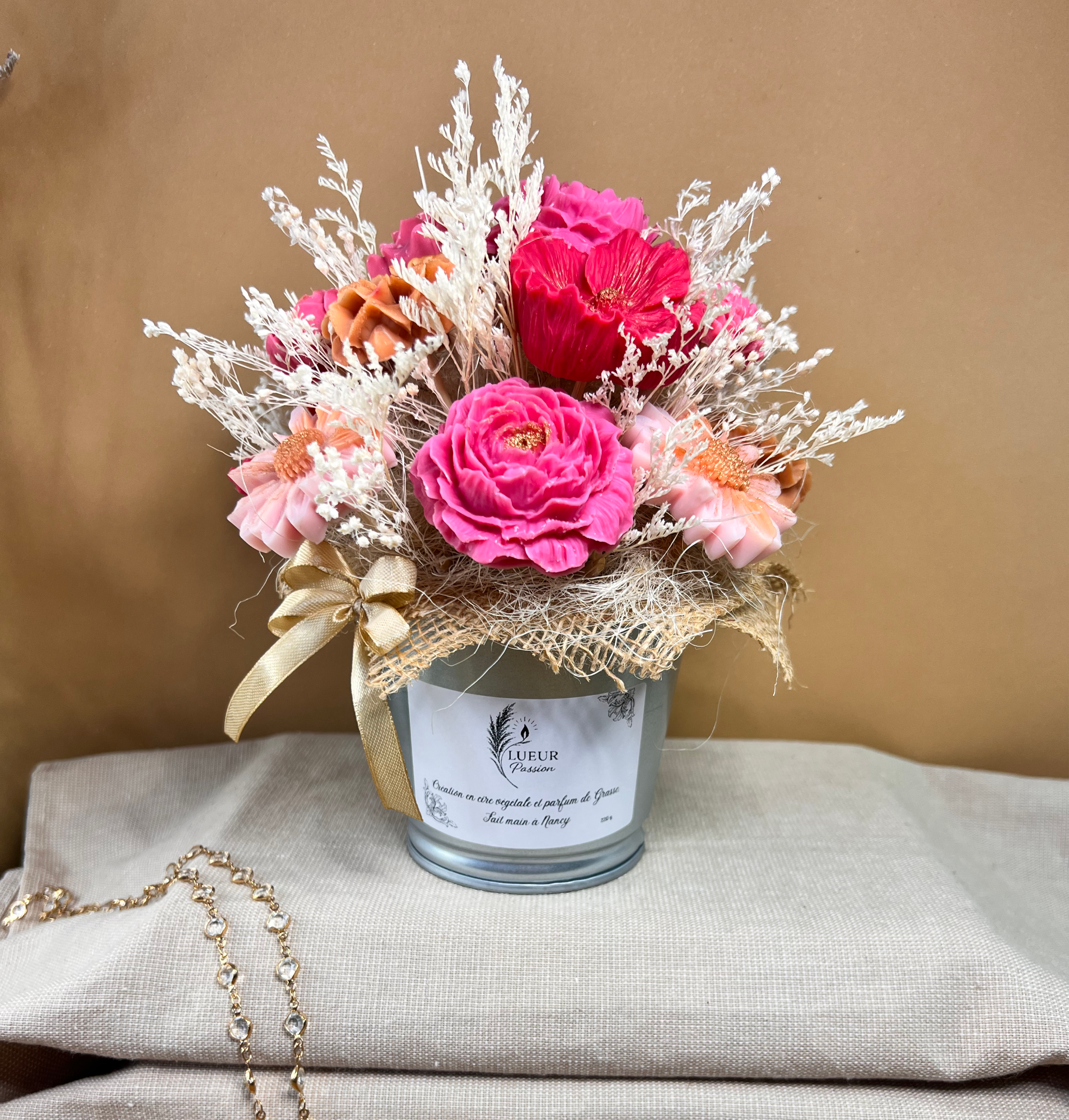 Bouquet de fleurs parfum Rhubarbe fraise