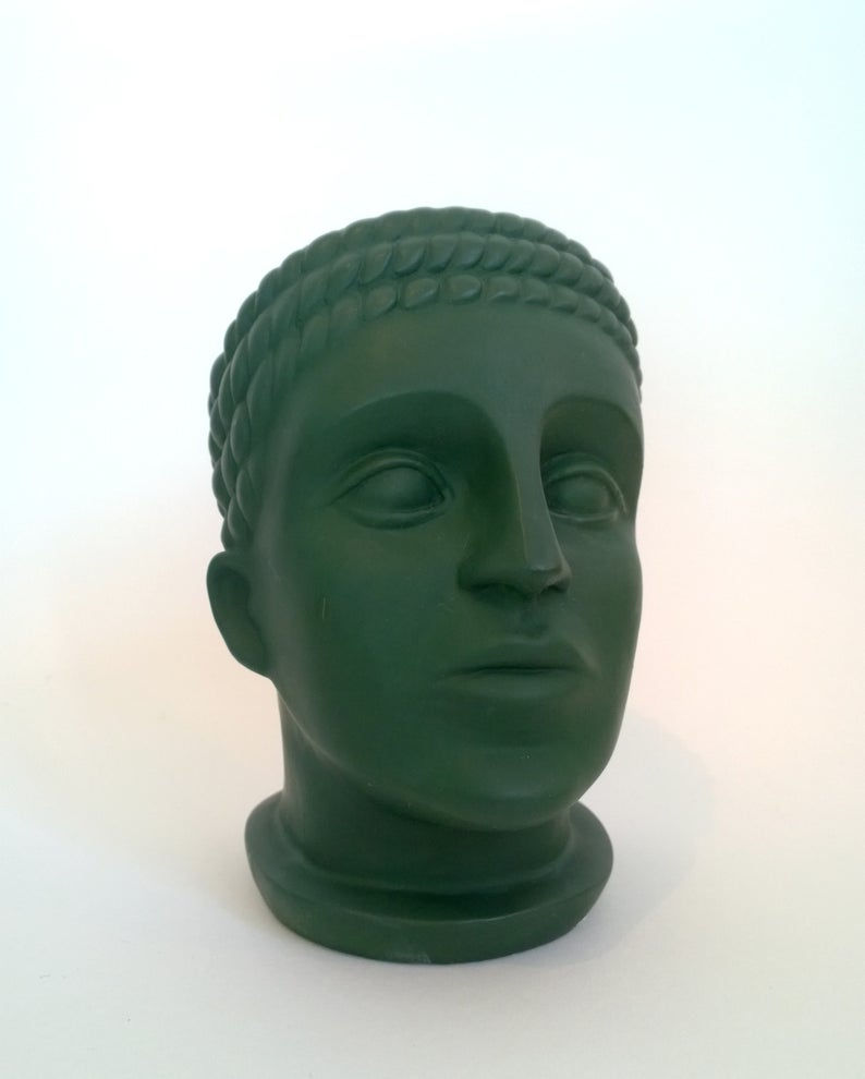 Miniature : VASE GREC VERT FONCE