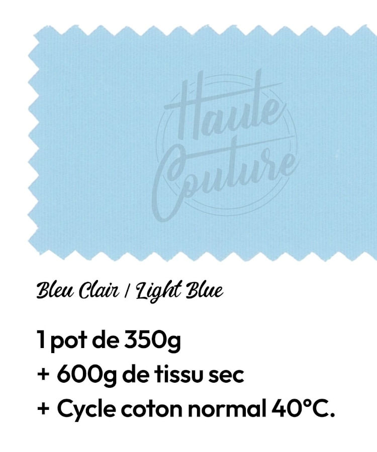 Miniature : TEINTURE HAUTE COUTURE BLEU CLAIR