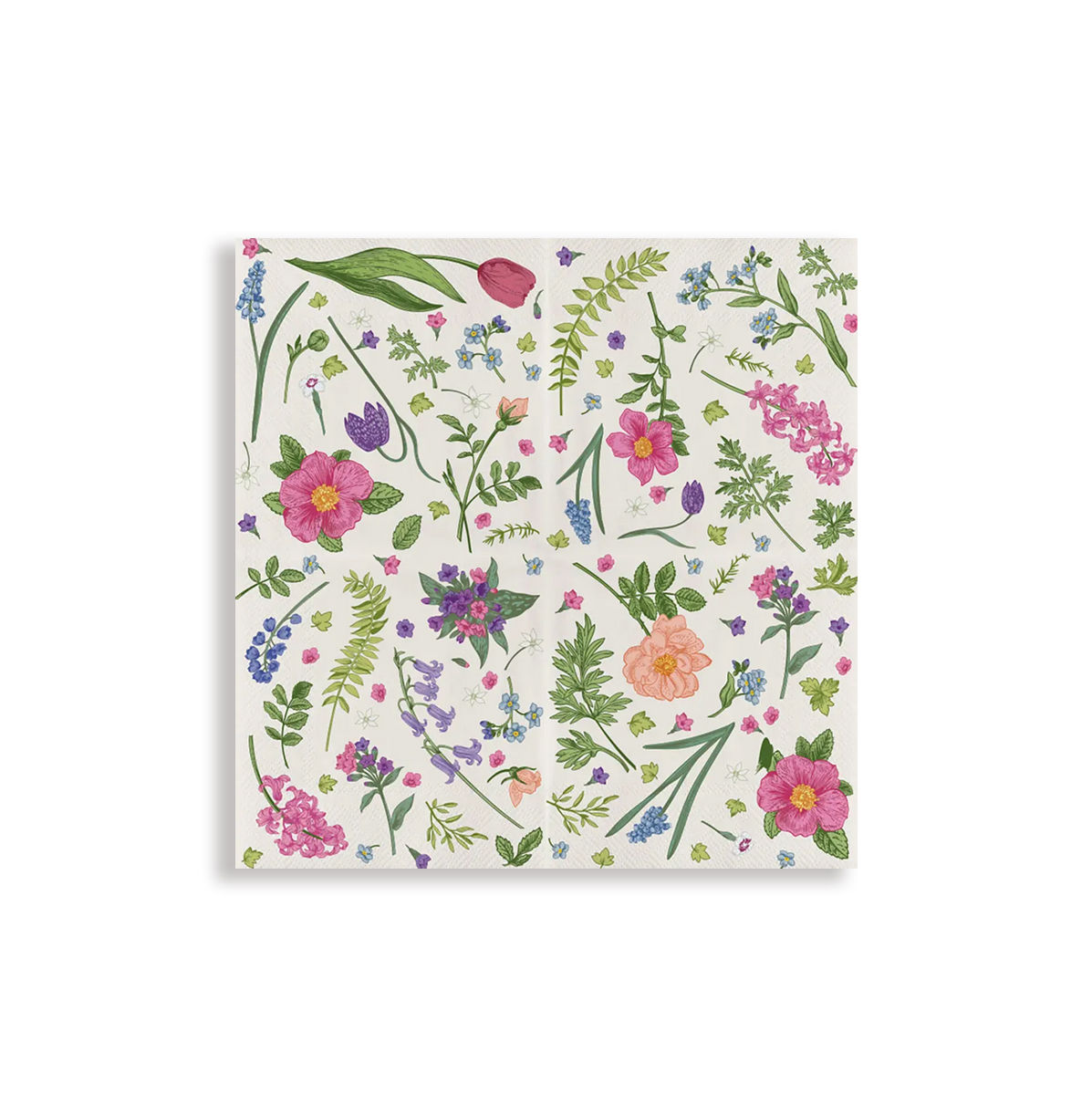 SERVIETTES PAPIER FLEURS DES CHAMPS