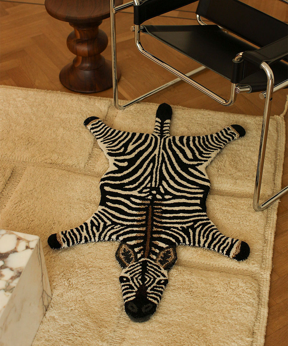 Miniature : TAPIS ZEBRA SMALL