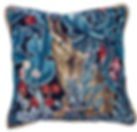 Coussin en tapisserie - Dessin William Morris