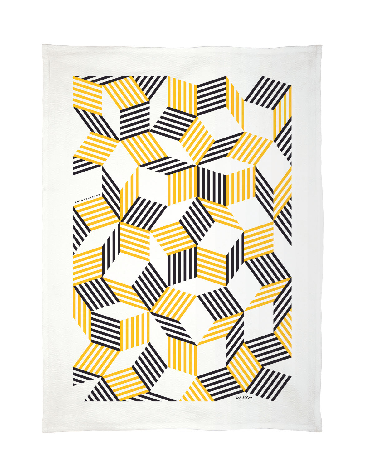 TORCHON PENROSE JAUNE