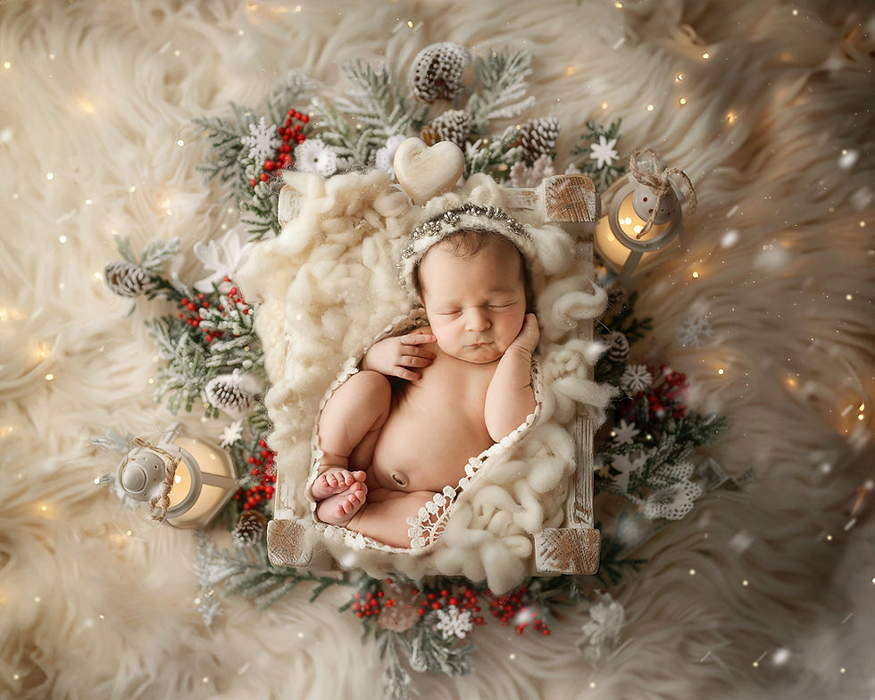 Newborn| Lets Get Our Merry On!| North Carolina Newborn Photographer
