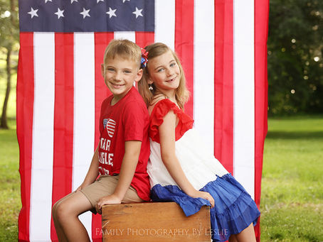 Mini Sessions | The Flag- Patriotic Mini Sessions| North Carolina Mini sessions 
