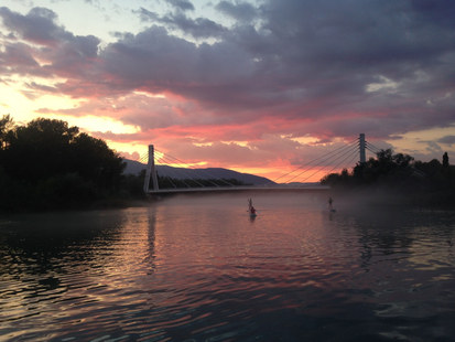 Sunset paddle