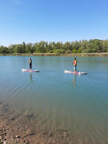 Entre amis en paddle