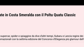 Sogni d'estate in Costa Smeralda con il Poltu Quatu Classic