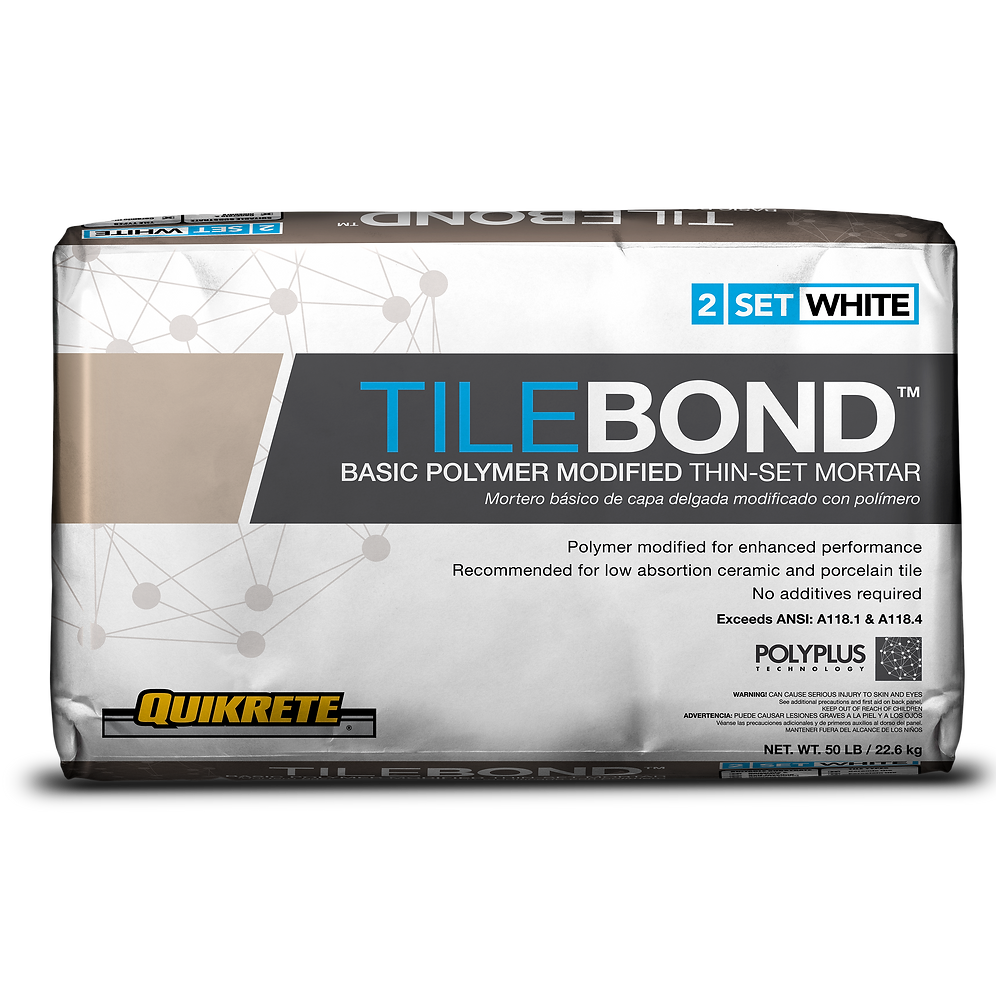 TILEBOND™ Basic Polymer Modified ThinSet Mortar quikretepr