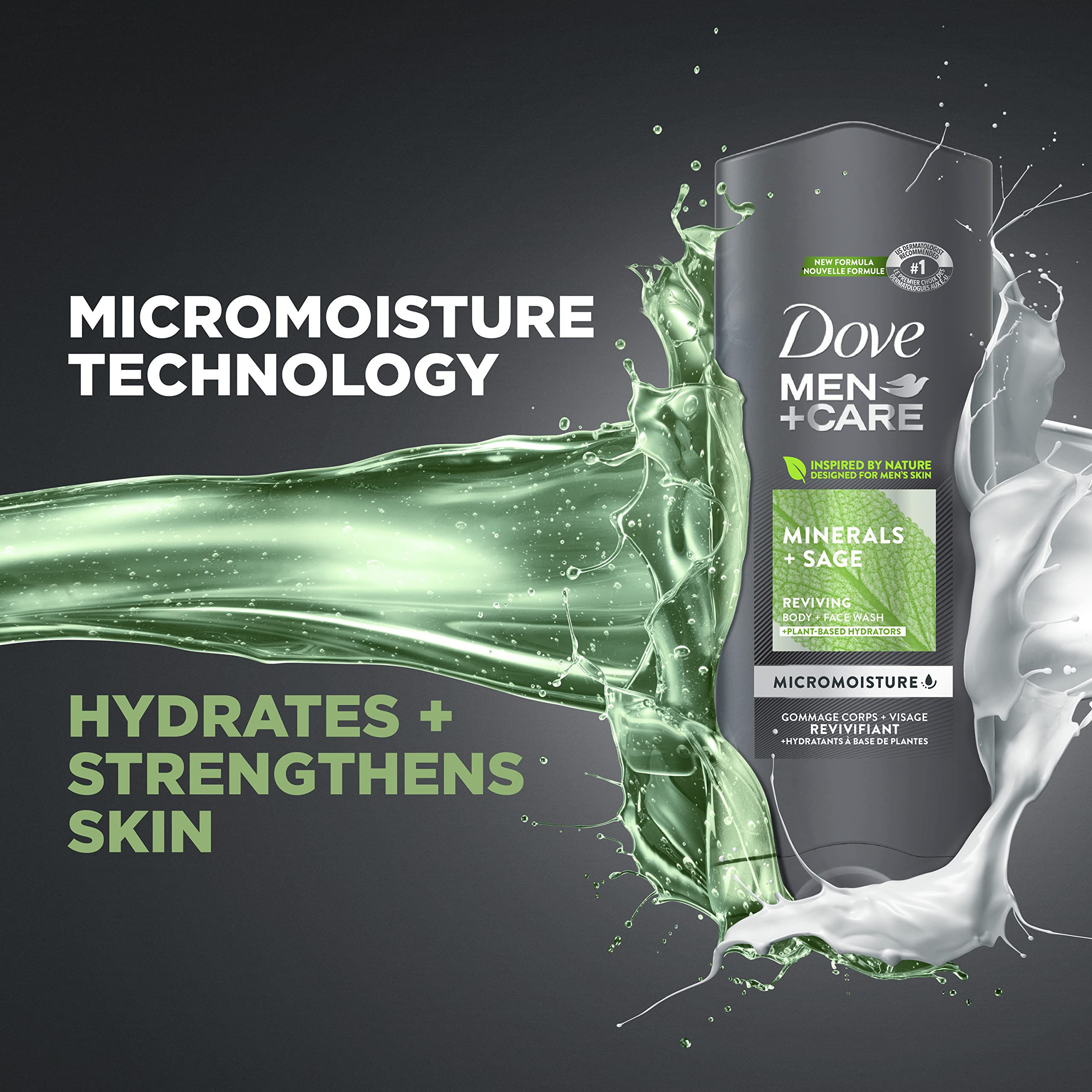 DOVE MEN CARE BODY + FACE WASH
