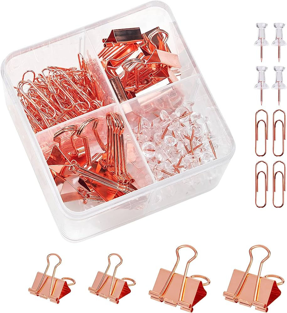 DELI ROSE GOLD DESK ACCESSORIES SET 78551 Manna Supply Company