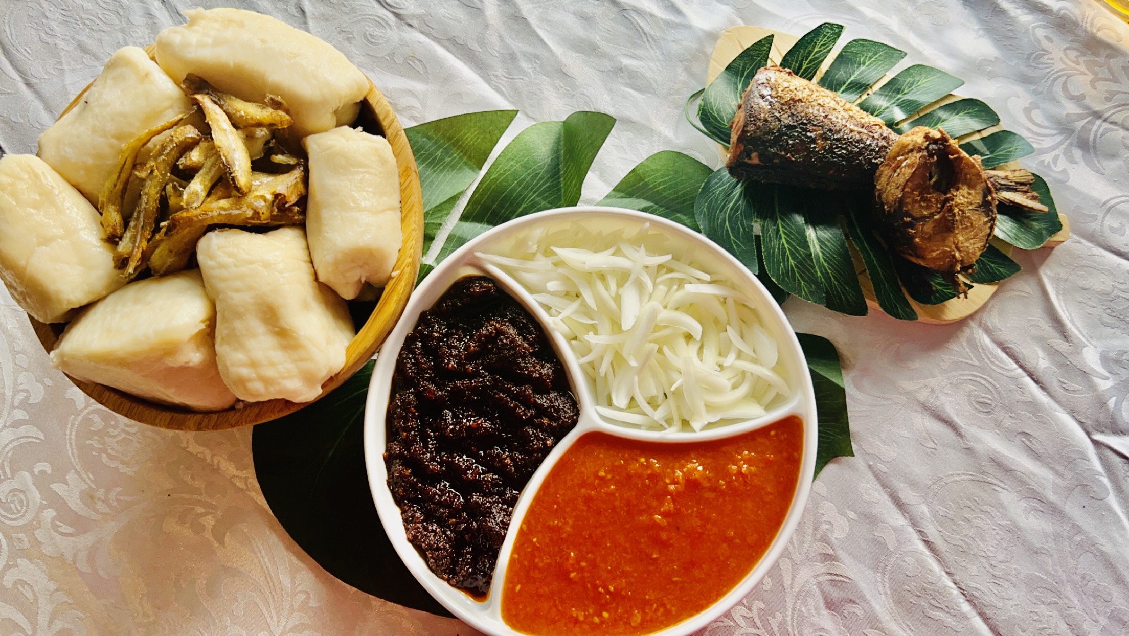 Arranged Food and Objects