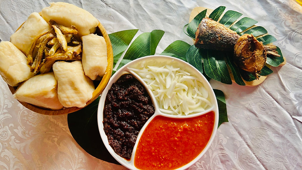 Arranged Food and Objects