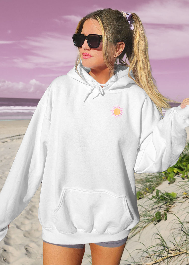 Thumbnail: Sunni hunni, sunny hunny, Beach wear, surf wear, girly sweater, surf sweater, cozy sweater, relaxed fit crewneck sweater, col