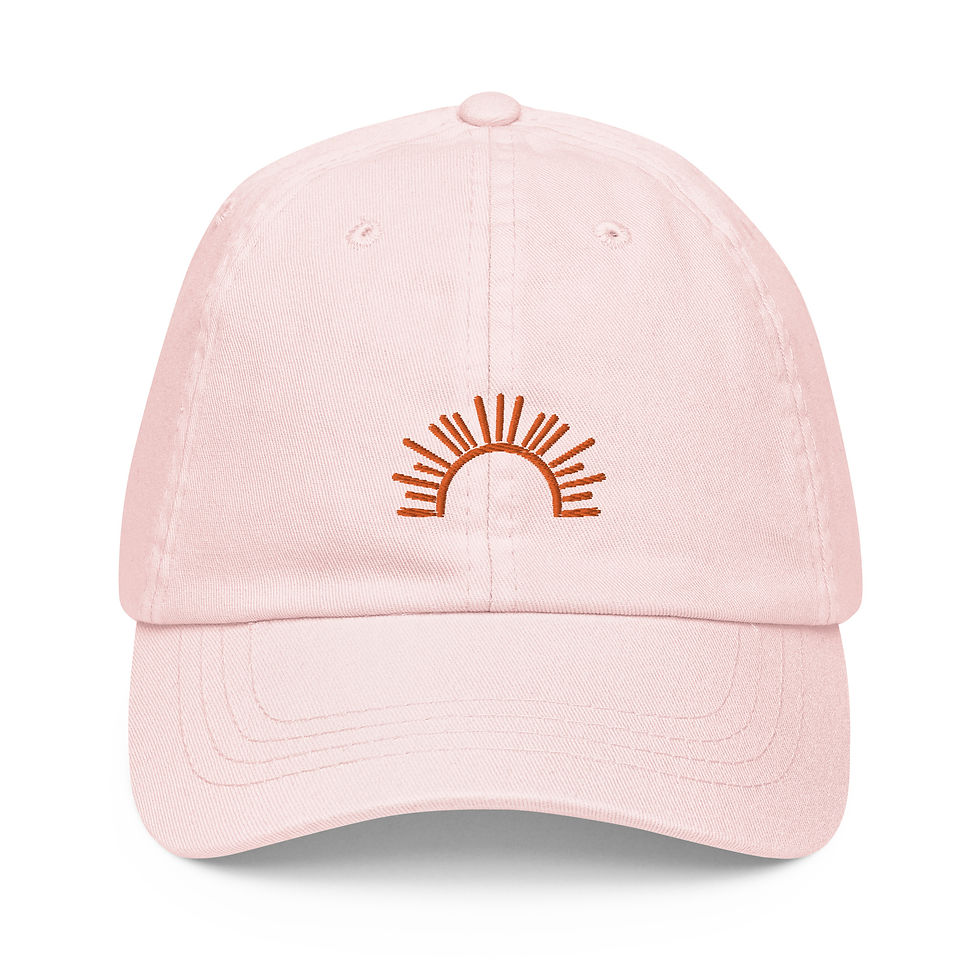 Thumbnail: Cute trucker beach hat, sunnihunni beach hat, pink trucker hat, cute beach hat, girlie hat, vacation hat, sunchaser clothing,