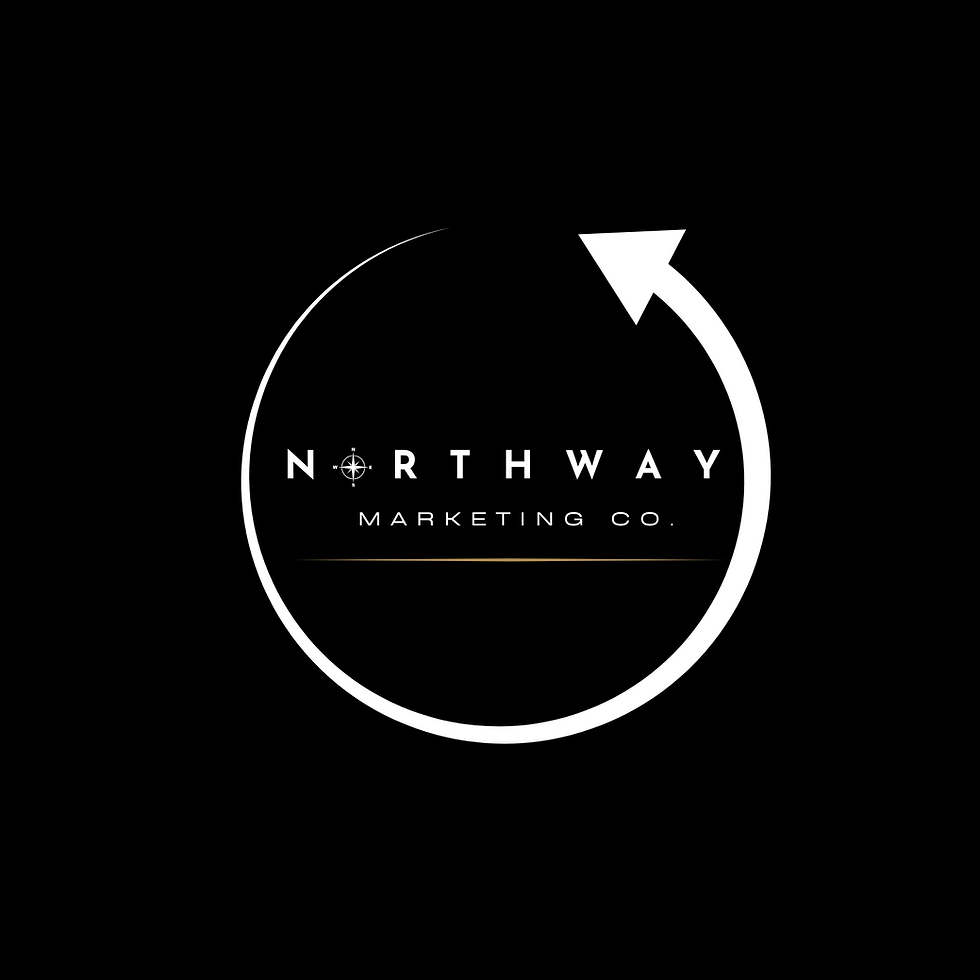 Northway White Logo (Black background) LARGE FILE.png