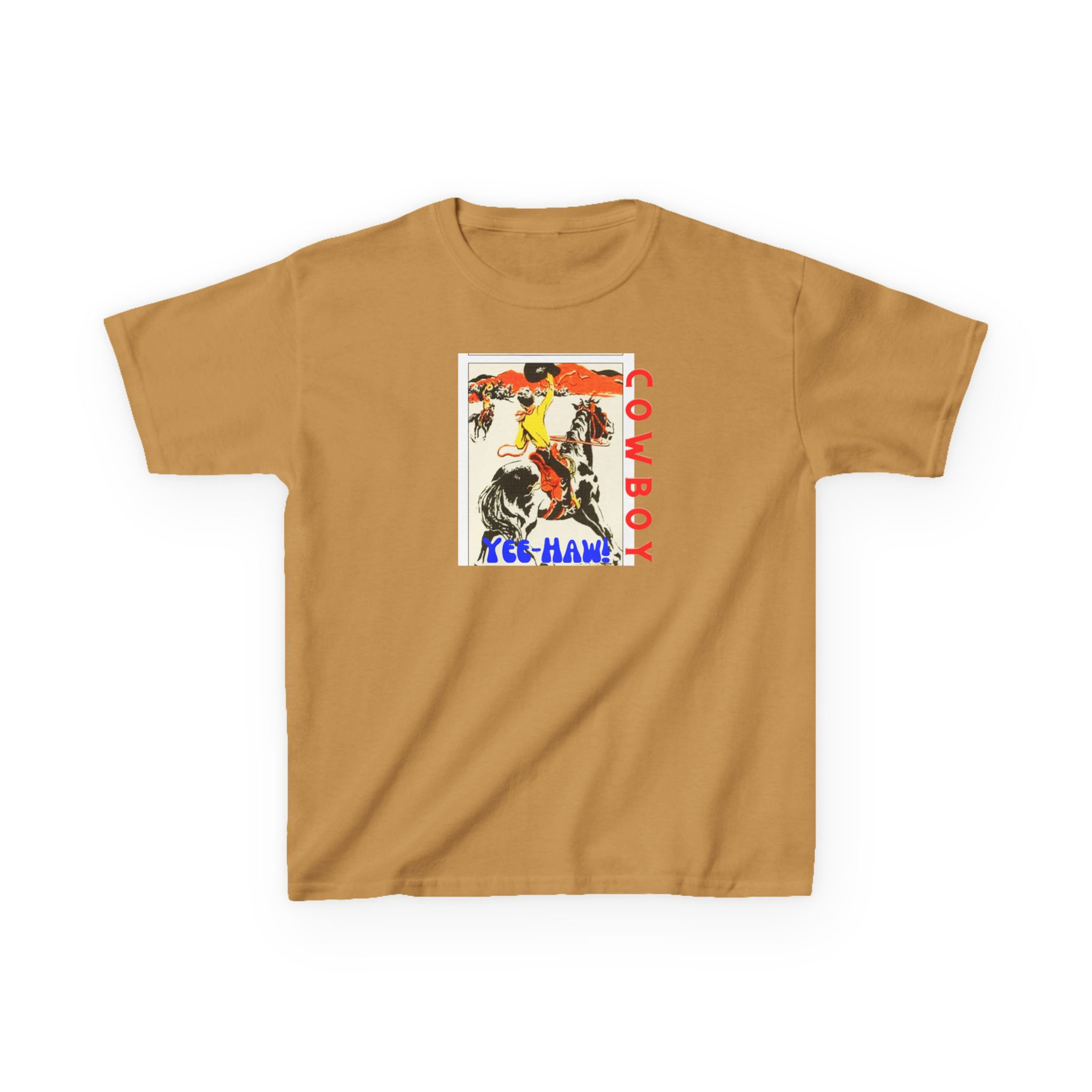 Kids Cotton Redneck Retail- Cowboy Horse Tee