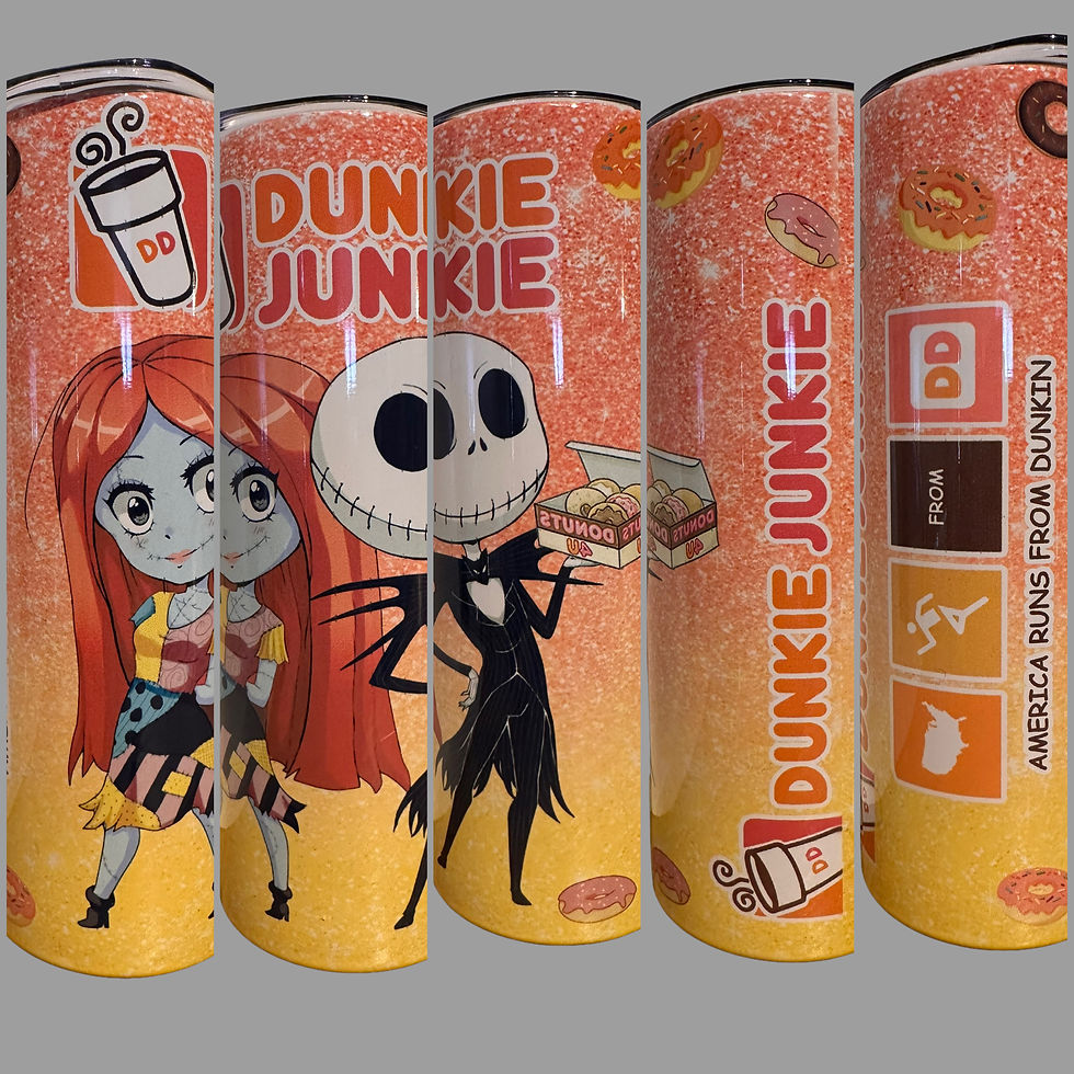 Dunkie Junkie Jack & Sally Tumbler
