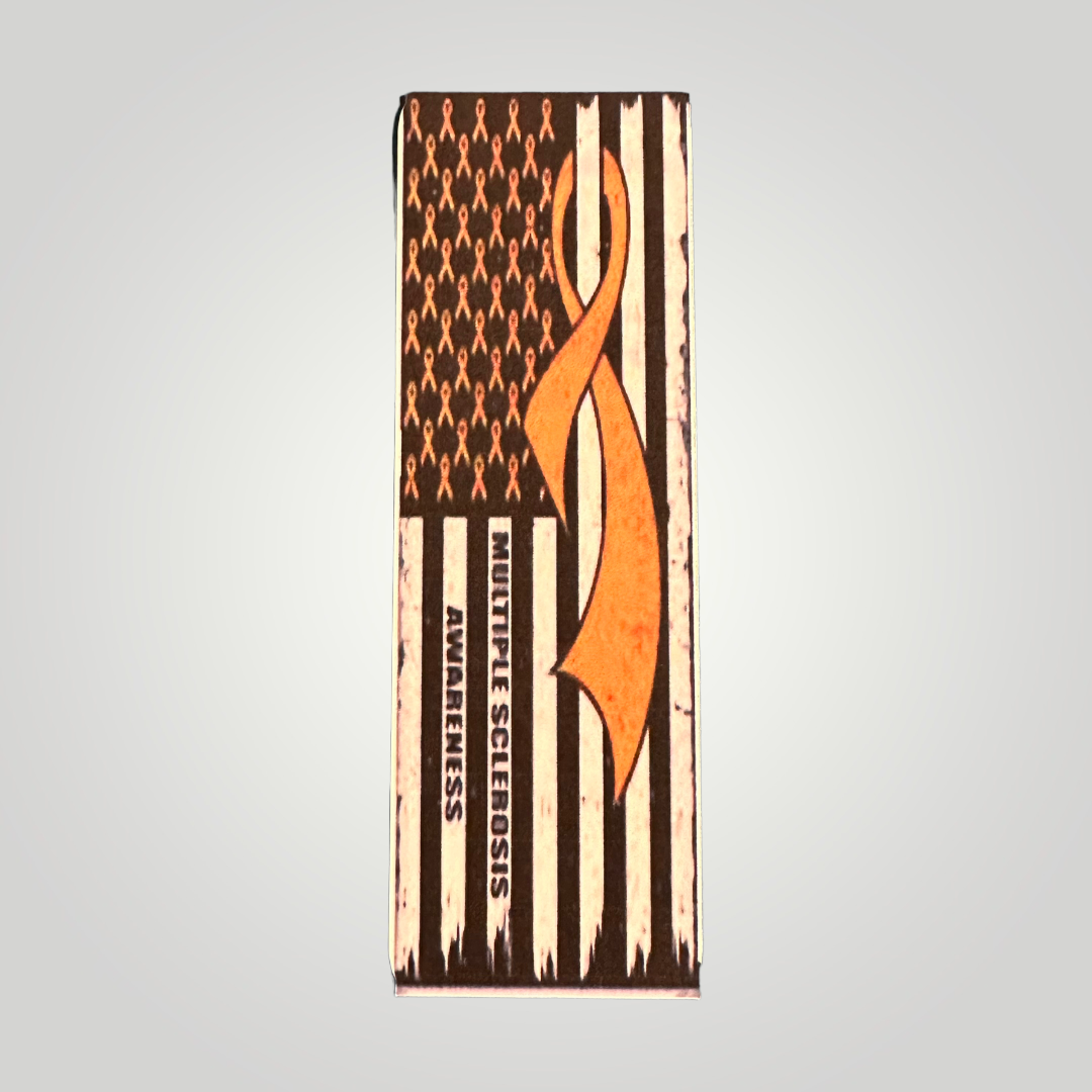 MS Awareness Flag Bookmark