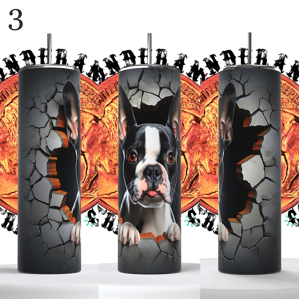 Thumbnail: Boston Terrier Tumblers