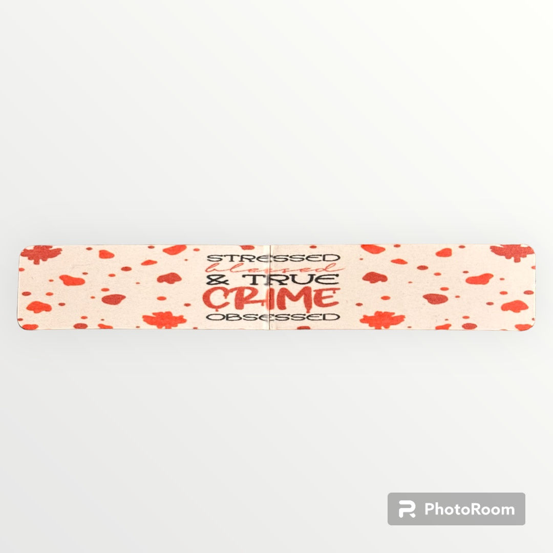 True Crime Obsessed Magnetic Bookmark