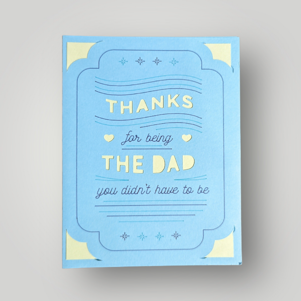 Thumbnail: Thanks Dad Card