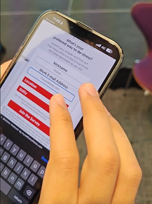 Mobile engagement system Singapore employee wellness activation with interactive participation flow