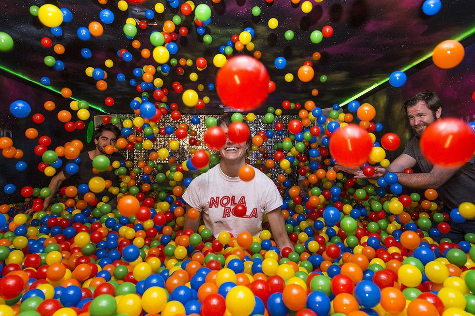 rainbow ball pit ball rental