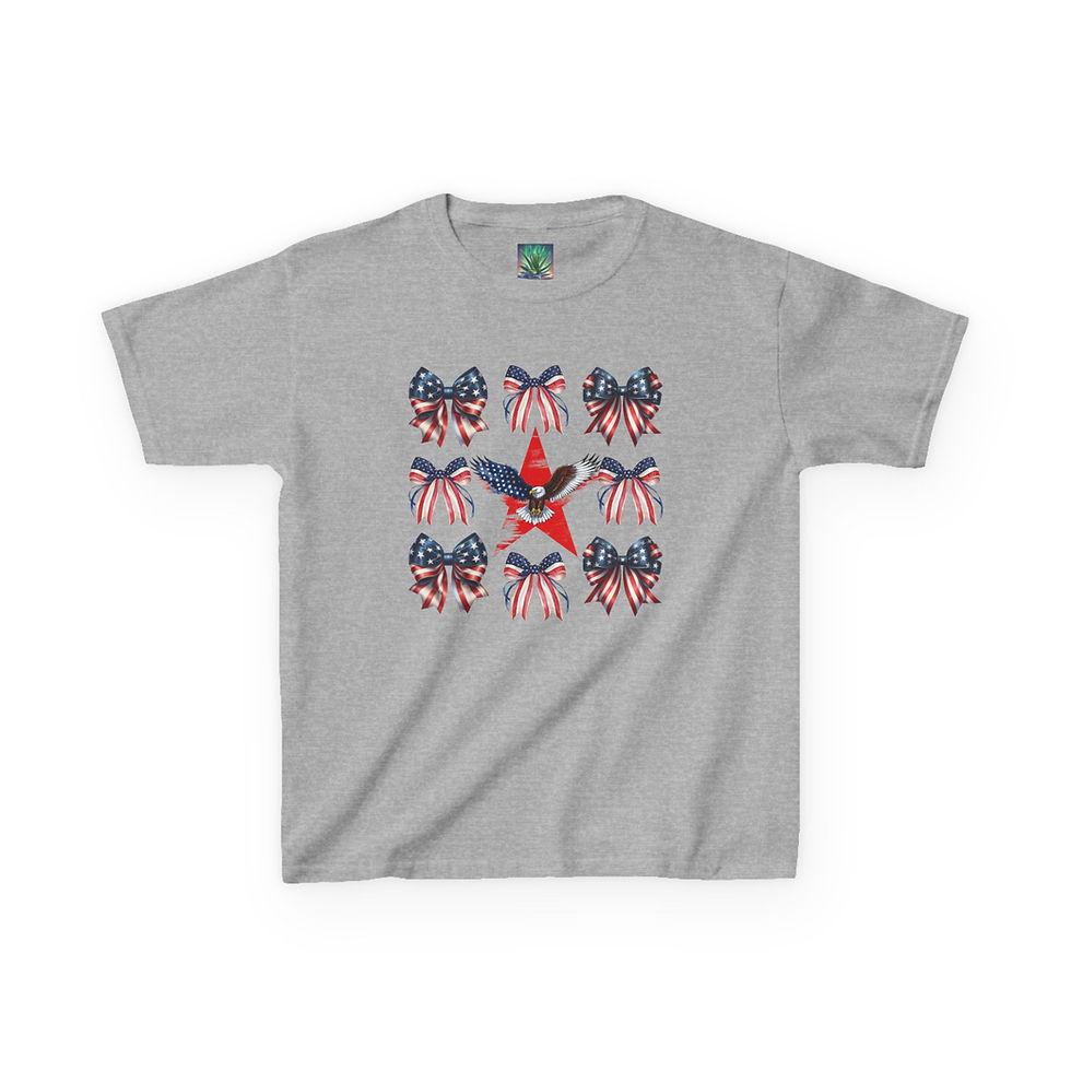 Thumbnail: Patriotic Kids Tee, 4th of July Shirt, American