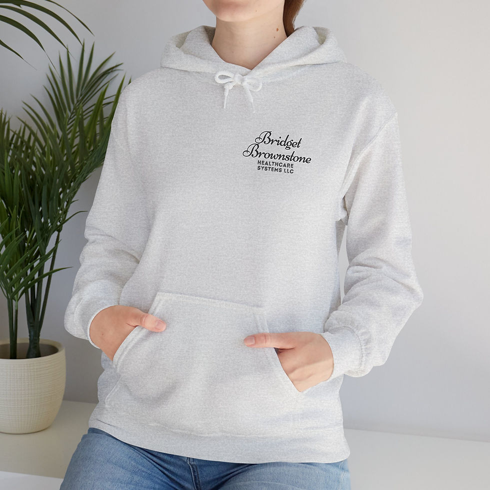 Thumbnail: Bridget Brownstone Healthcare Hoodie — Logo Comfort Pullover