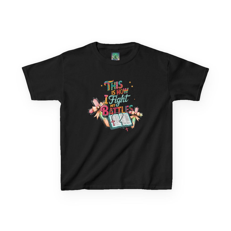 Thumbnail: This is How I Fight My Battles Kids T-Shirts