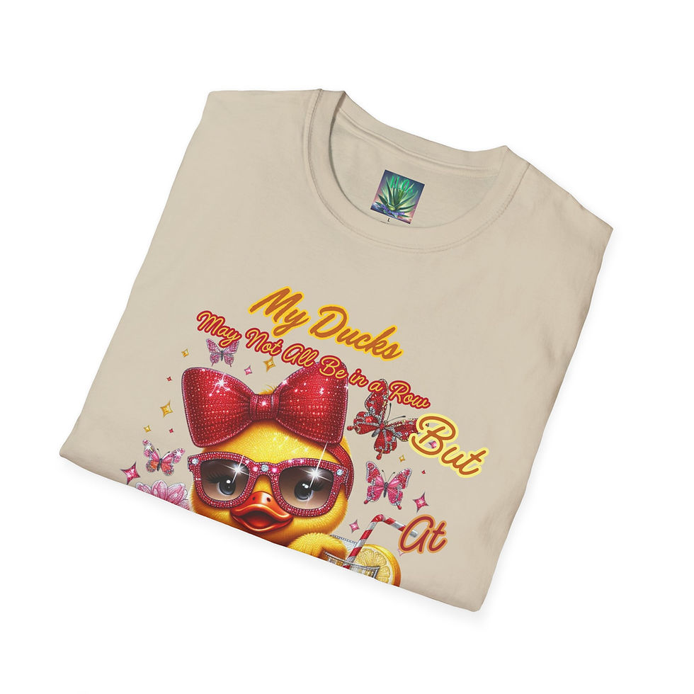 Thumbnail: My Ducks Are Having Fun T-Shirt, Ideal for Summer