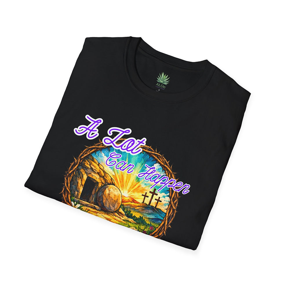 Thumbnail: A Lot Can Happen in 3 Days Christian Easter Shirt – Empty Tomb Resurrection