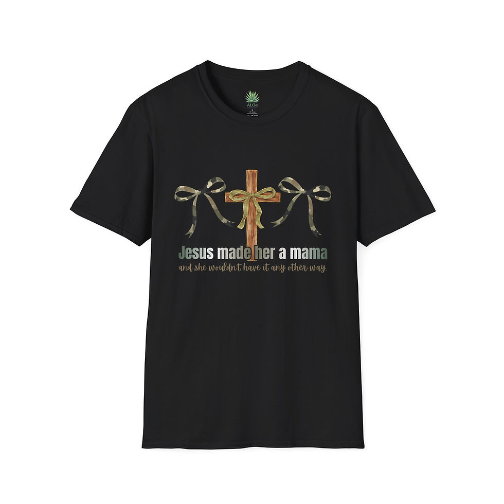 Thumbnail: Jesus Made Her a Mama Shirt | Christian Motherhood T-Shirt | Blessed Mama Gift