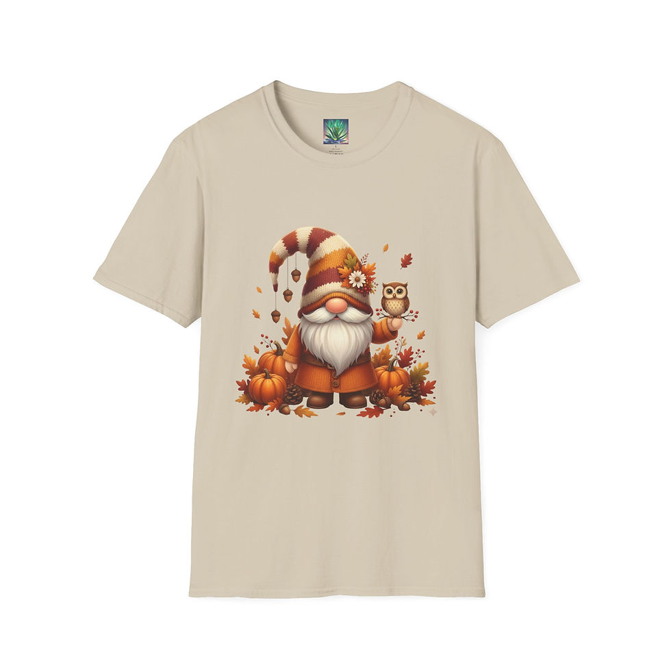 Thumbnail: Fall Gnome Pumpkin Tee – Cozy Autumn Shirt for Women
