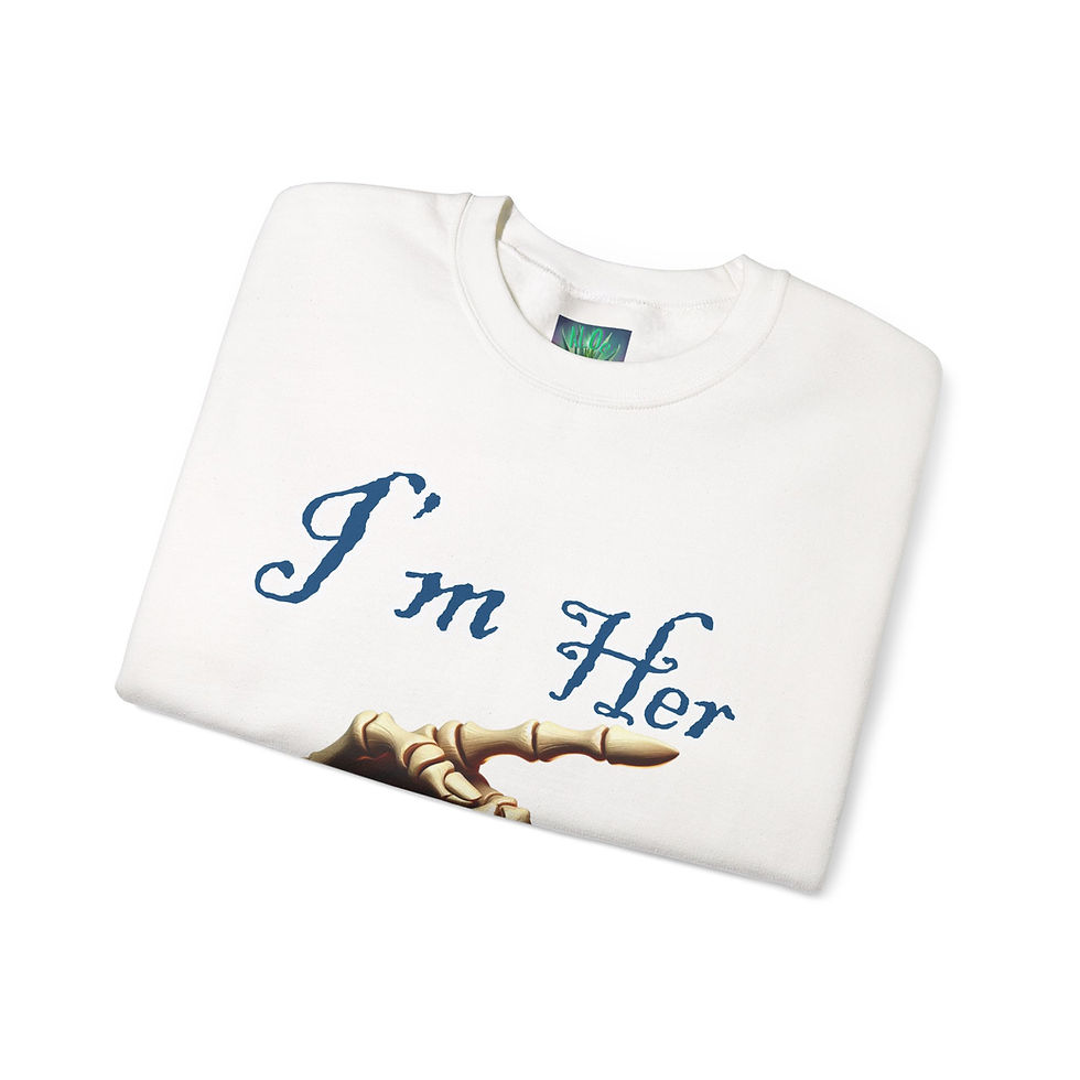 Thumbnail: I’m Her Boo Skeleton Hand Shirt – Matching Couples Halloween Tee