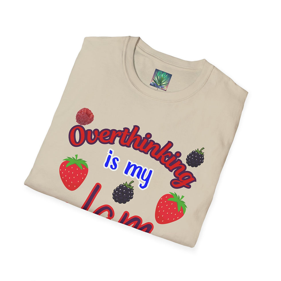Thumbnail: Overthinking Is My Jam – Funny Mental Health Shirt for Overthinkers