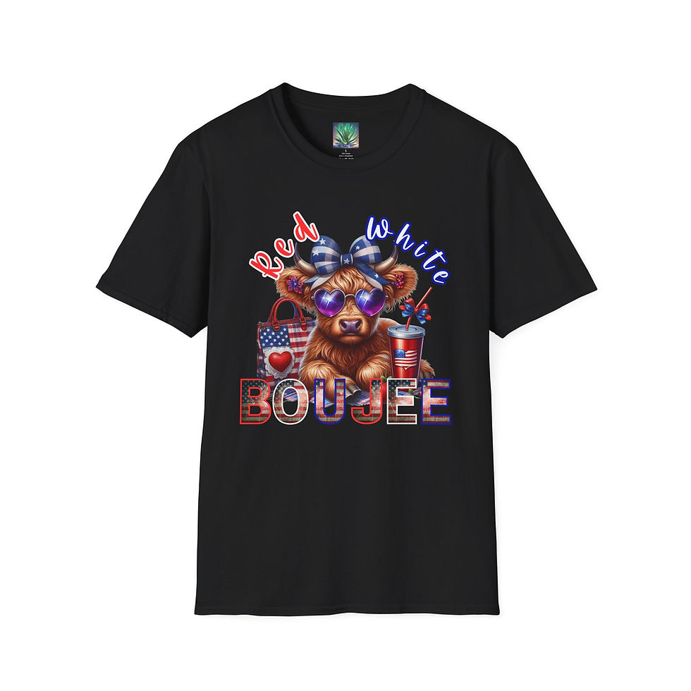 Thumbnail: Red, White & Boujee T-Shirt