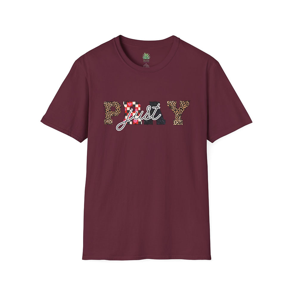 Thumbnail: Pray Graphic T-Shirt for Women – Faith-Based Inspiration Tee – Christian Apparel