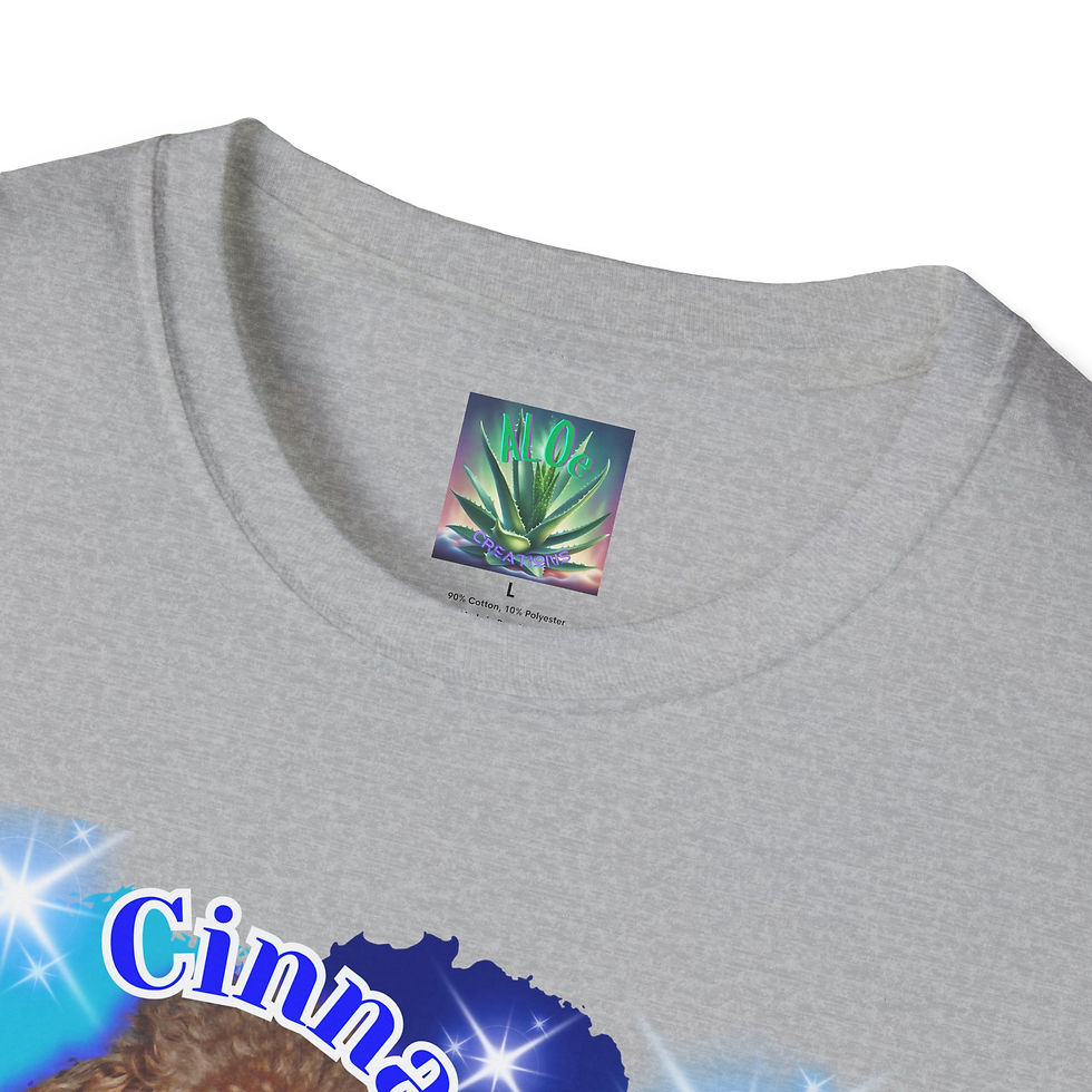 Thumbnail: Cute Pet Dog Cinnamon & Augie Inspired T-Shirt, Dog Lover's Gift